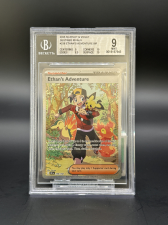 BGS Cards - Ethan's Adventure (DRI 236) - Graded BGS 9 [MINT] | Pokemon SV Destined Rivals