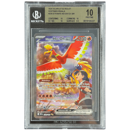 GRADED Cards - Ethan's Ho-Oh ex (DRI 230) | Graded BGS 10 [PRISTINE] - Pokemon Destined Rivals