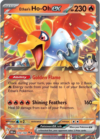 Cartonase - Ethan's Ho-Oh ex (DRI039) - NM | Pokemon Destined Rivals