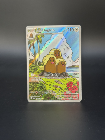 RAW Cards - Alolan Dugtrio (SSP 208) - NM | Pokemon Surging Sparks