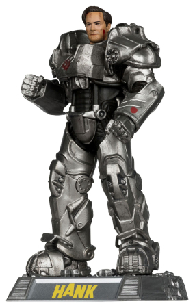 Figurine - Fallout Movie Maniacs Action Figure Hank Maclean (Season 2) (Red Platinum Edition) 17 cm