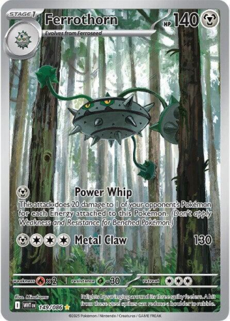 RAW Cards - Ferrothorn (WHT149) - NM | Pokemon White Flare