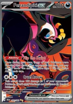 RAW Cards - Fezandipiti ex (SFA092) - NM | Pokemon Shrouded Fable