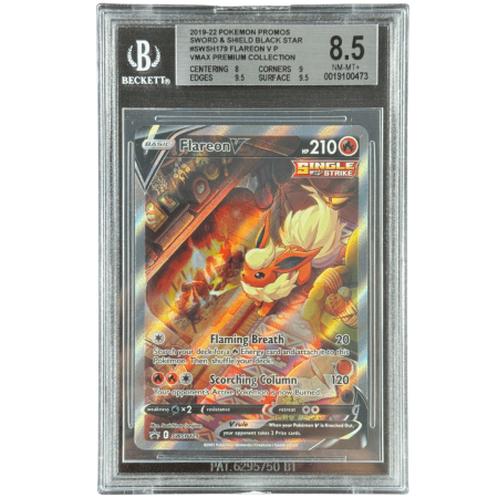 GRADED Cards - Flareon V (SWSH179) | Graded BGS 8.5 [NM-MT+] - Pokemon SWSH Black Star Promos