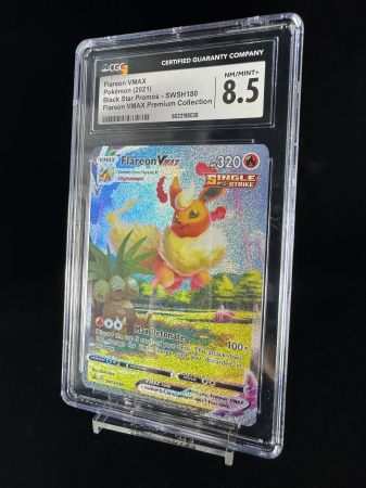 Flareon VMAX (SWSH 180) | Graded CGC 8.5 [NM/MT+] - Pokemon SWSH Black Star Promos [3]