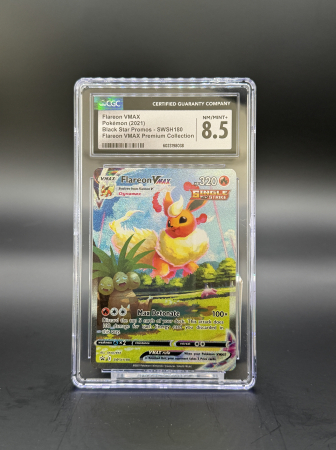 CGC Cards - Flareon VMAX (SWSH 180) | Graded CGC 8.5 [NM/MT+] - Pokemon SWSH Black Star Promos