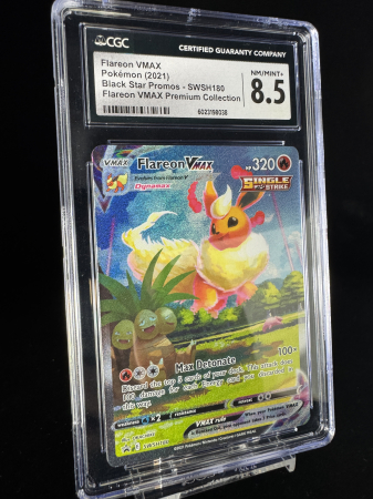 Flareon VMAX (SWSH 180) | Graded CGC 8.5 [NM/MT+] - Pokemon SWSH Black Star Promos [2]