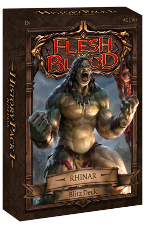 Decks - Flesh & Blood TCG: History Pack 1 Blitz Deck [Rhinar]