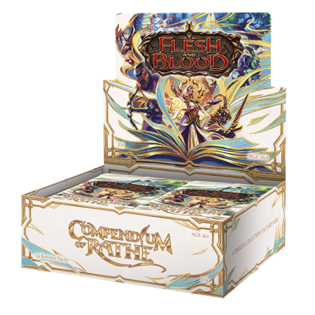 Precomenzi - Flesh & Blood TCG: Compendium of Rathe Booster Box Display (24 Packs)