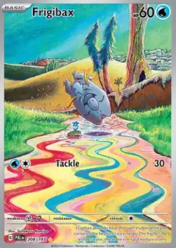 RAW Cards - Frigibax (PAL208) - NM | Pokemon Paldea Evolved