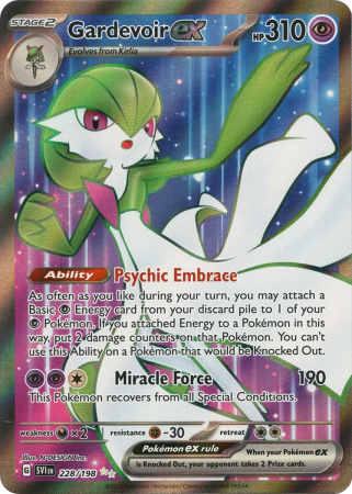 RAW Cards - Gardevoir ex (SVI228) - NM | Pokemon Scarlet & Violet Base Set