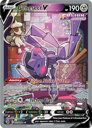 Cartonase - Genesect V (FST255) - NM | Pokemon Fusion Strike