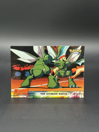 RAW Cards - Scyther Ultimate Match #34 Pokemon 1999 Topps Movie - EX | Pokemon Topps