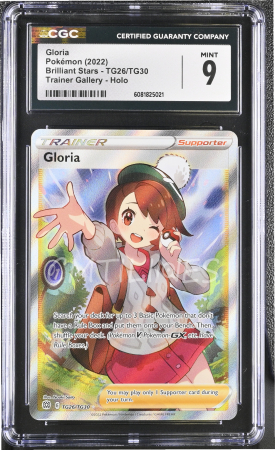 CGC Cards - Gloria (BRS TG26) | Graded CGC 9 [MINT] - Pokemon Brilliant Stars Trainer Gallery
