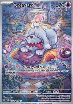 RAW Cards - Greavard (SVI214) - NM | Pokemon Scarlet & Violet Base Set