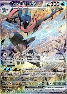 RAW Cards - Greninja ex (SVP132) - NM | Pokemon SV Black Star Promos