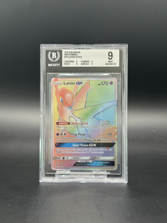 GRADED Cards - Latios GX (UNM 243) - Graded BGS 9 [MINT] | Pokemon Unified Minds