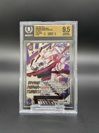 GRADED Cards - Divine Departure (OP13-076) (V.2) - Graded BGS 9.5 [GEM MINT] | One Piece: Carrying on his Will