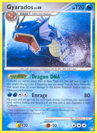 RAW Cards - Gyarados LV.49 (MT26) - NM | Pokemon Mysterious Treasures