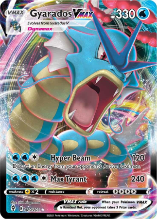 RAW Cards - Gyarados Vmax (EVS029) - NM | Pokemon Evolving Skies