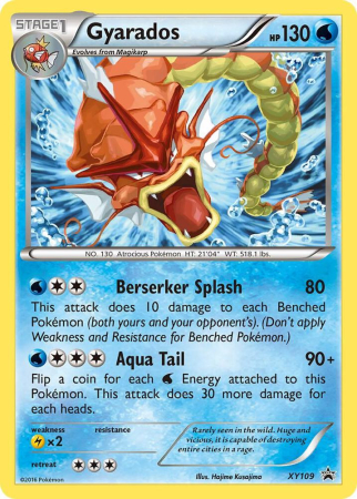 Pokemon XY: Black Star Promos - Gyarados (XYPR 109) - NM- | Pokemon XY Black Star Promos
