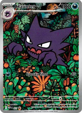RAW Cards - Haunter (MEP 027) - NM | Pokemon MEP Black Star Promos