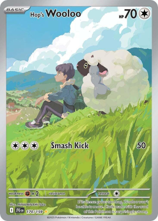RAW Cards - Hop's Wooloo (JTG170) - NM | Pokemon Journey Together