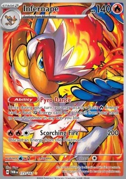RAW Cards - Infernape (TWM173) - NM | Pokemon Twilight Masquerade