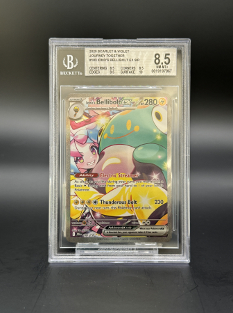 BGS Cards - Iono's Bellibolt (JTG183) - Graded BGS 8.5 [NM-MT+] | Pokemon Journey Together