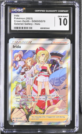 GRADED Cards - Irida (CRZ GG63) | Graded CGC 10 [GEM MINT] - Pokemon Crown Zenith Trainer Gallery