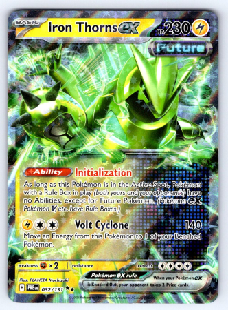 RAW Cards - Iron Thorns ex (PRE032) - NM | Pokemon Prismatic Evolutions