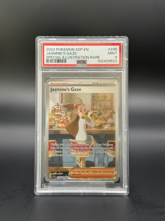 GRADED Cards - Jasmine's Gaze (SSP245) - Graded PSA 9 [MINT] | Pokemon Surging Sparks