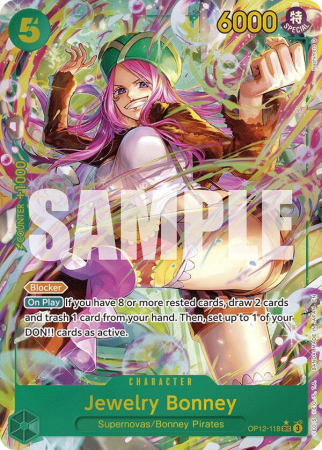 Cartonase - Jewelry Bonney (OP12-118) (V.2) - NM | One Piece Legacy of the Master