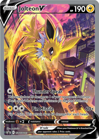 RAW Cards - Jolteon V (SWSH183) - NM | Pokemon SWSH Black Star Promos