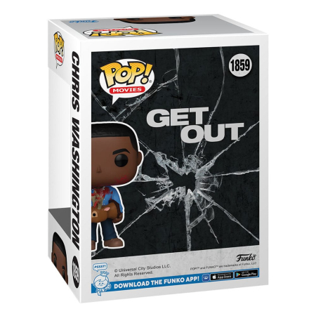 Jordan Peele POP! Movies Vinyl Figure Get Out - Chris Washington w/Deer 9 cm [2]