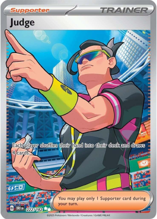 RAW Cards - Judge (DRI222) - NM | Pokemon Destined Rivals