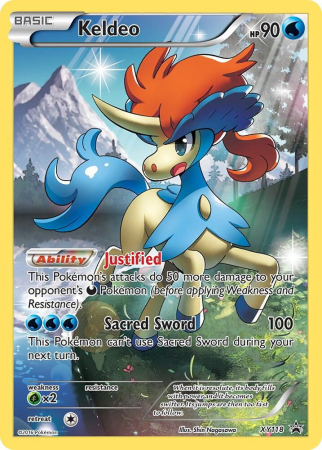 Cartonase - Keldeo (XYPR 118) - EX | Pokemon XY Black Star Promos