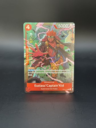 RAW Cards - Eustass"Captain"Kid (OP14-014) (V.2) - NM | One Piece: Promos