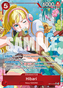 Cartonase - Hibari (OP11-010) (V.2) - NM | One Piece TCG: A Fist of Divine Speed