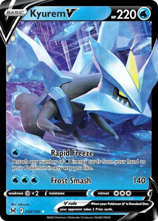 RAW Cards - Kyurem V (LOR048) - NM | Pokemon Lost Origins