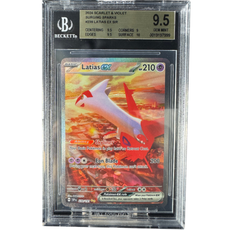 GRADED Cards - Latias ex (SSP239) - Graded BGS 9.5 [GEM MINT] | Pokemon Surging Sparks