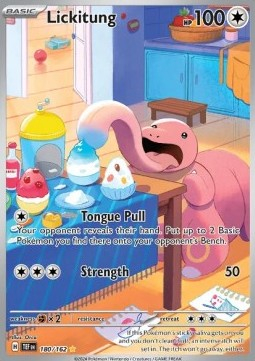 RAW Cards - Lickitung (TEF180) - NM | Pokemon Temporal Forces