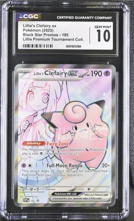 GRADED Cards - Lillie's Clefairy ex (SVP 195) | Graded CGC 10 [GEM MINT] - Pokemon SV Black Star Promos