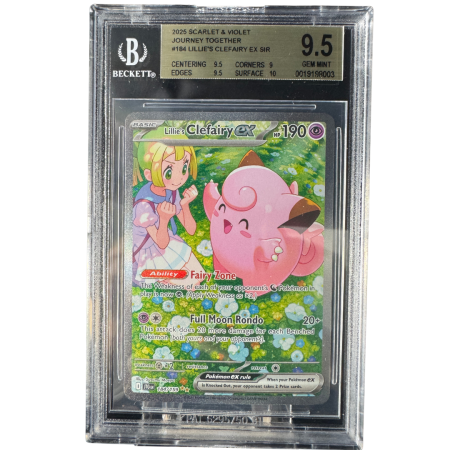 GRADED Cards - Lillie's Clefairy (JTG184) - Graded BGS 9.5 [GEM MINT] | Pokemon Journey Together