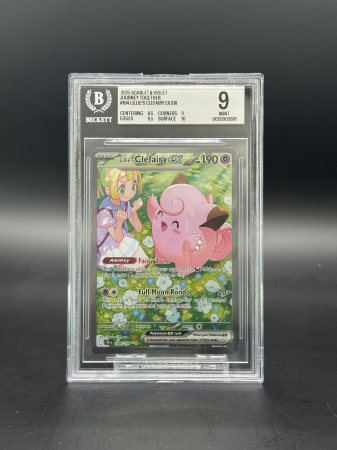 GRADED Cards - Lillie's Clefairy (JTG184) - Graded BGS 9 [MINT] | Pokemon Journey Together