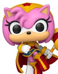 FUNKO - DC x Sonic the Hedgehog POP! Heroes Vinyl Figure Amy as Wonder Woman 9 cm