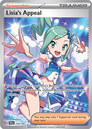 RAW Cards - Lisia's Appeal (SSP234) - NM | Pokemon Surging Sparks