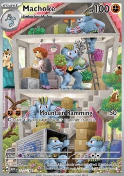 RAW Cards - Machoke (MEW177) - NM | Pokemon 151