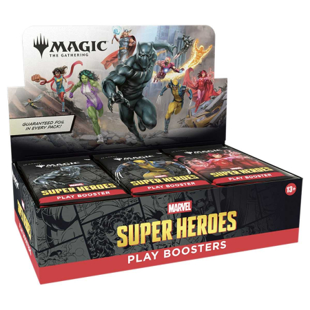 Magic: The Gathering TCG - Magic: The Gathering - Marvel Super Heroes Play Booster Display (30 Packs)