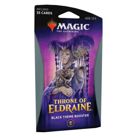 Magic: The Gathering TCG - Magic The Gathering - Throne of Eldraine Theme Booster Pack [Black]